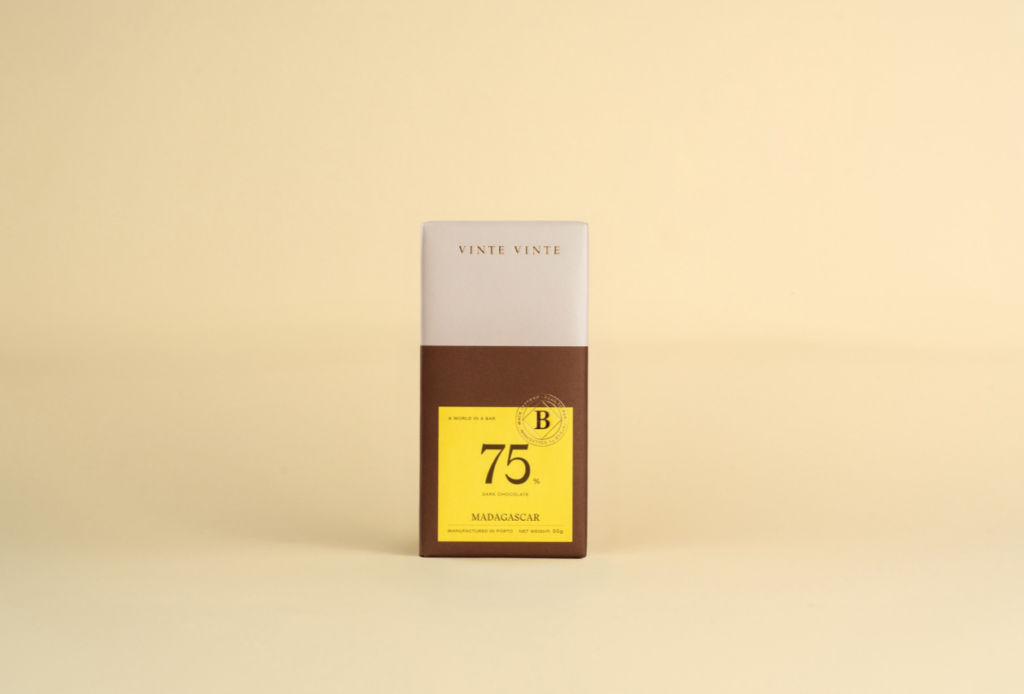 Chocolate VINTE VINTE Intensity BIO 75% Madagáscar